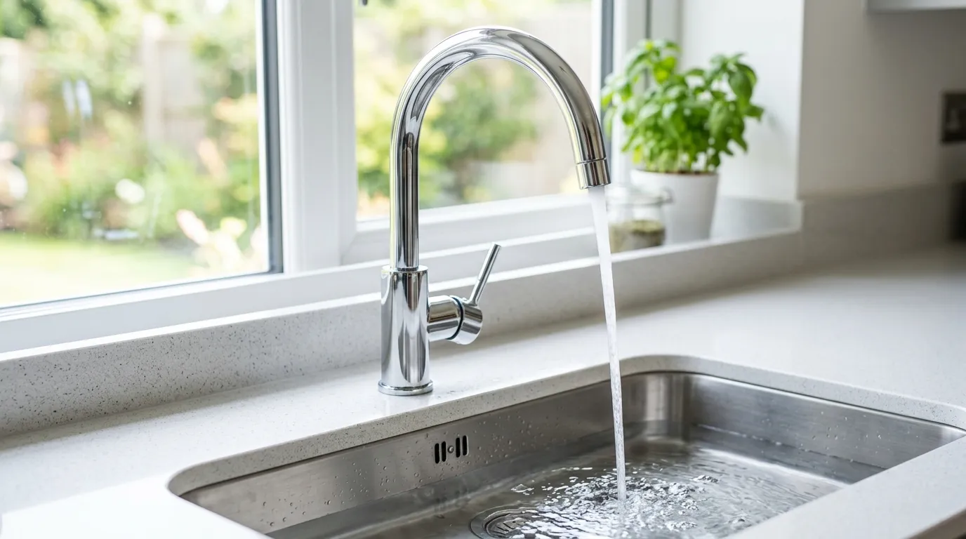 Local Plumbing Master Pros same day plumber fixing a faucet in Lake Land'Or, VA